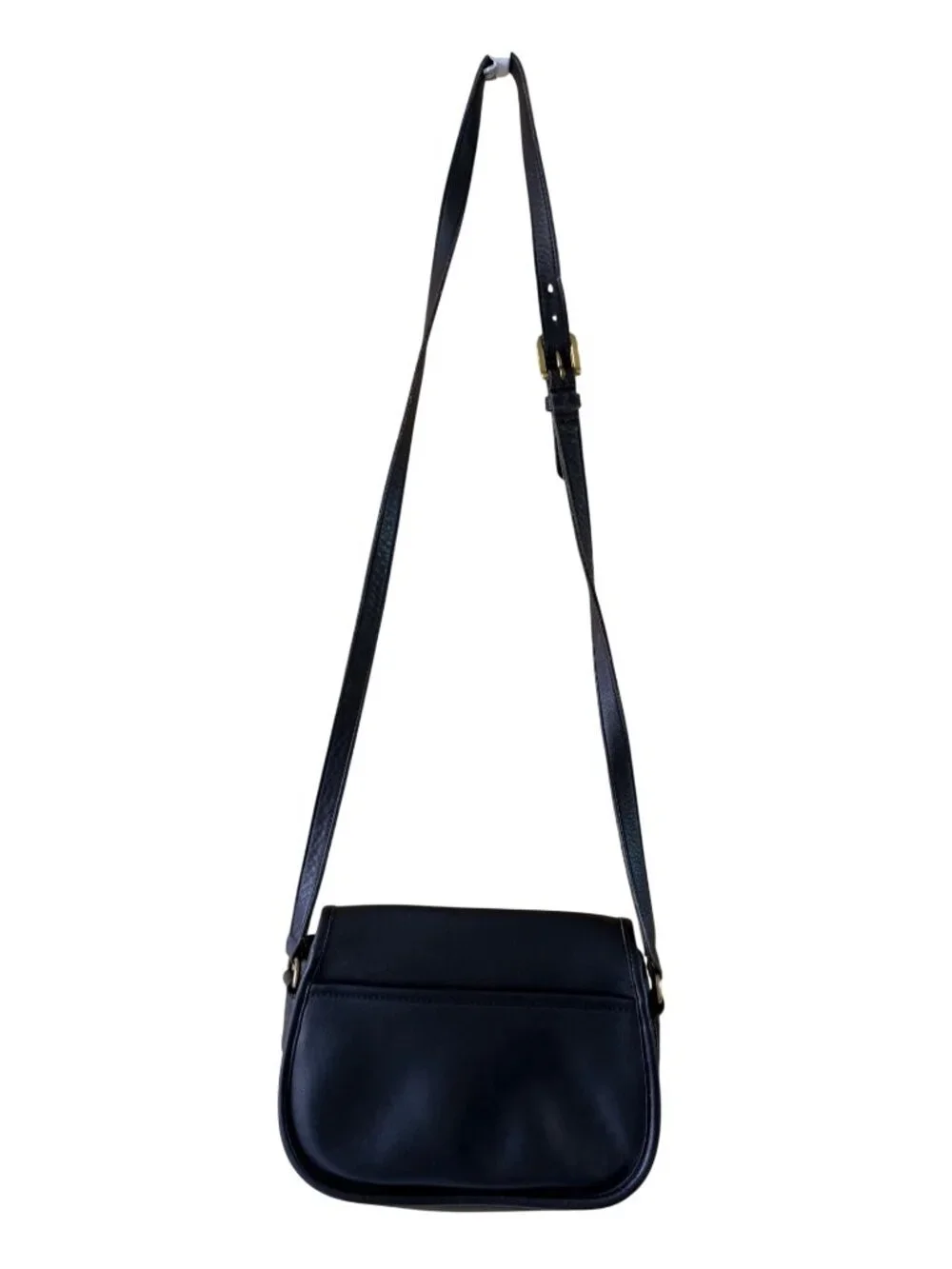 Coach Womens Prairie Bag Black Glove-tanned Leather Turnlock Closure 9954 Vintag - Picture 3 of 16